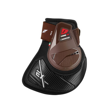Protectores de menudillo Carbon Zandona Pro para caballos jóvenes competición Ex Castaño Protectores de menudillo Carbon Zandona Pro para caballos jóvenes competición Ex Castaño