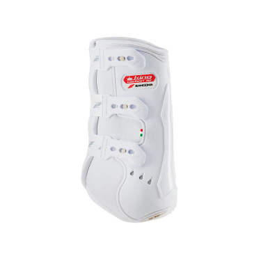 Guarniciones de doma Zandona King Carbon Air delanteras Blanco