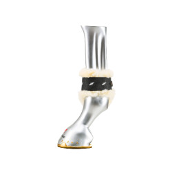 Gamaschen mit Lammfell Zandona Carbon Air Sensitive+ für junge Pferde Negro