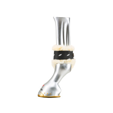 Gamaschen mit Lammfell Zandona Carbon Air Sensitive+ für junge Pferde Negro