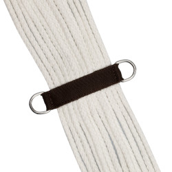 Silla western Lakota con faldón redondo grabado y con hilo de plata Castaño Marrón