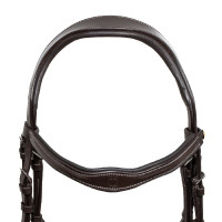 Brida anatómica con logotipo Equestro Marrón oscuro Marr&amp;amp;amp;oacute;n