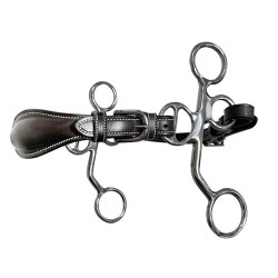 Hackamore Jump'In Poney cuero ramas cortas