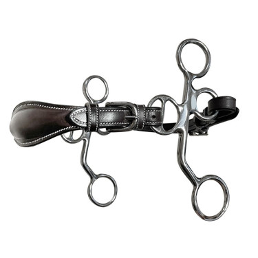 Hackamore Jump'In Poney cuero ramas cortas