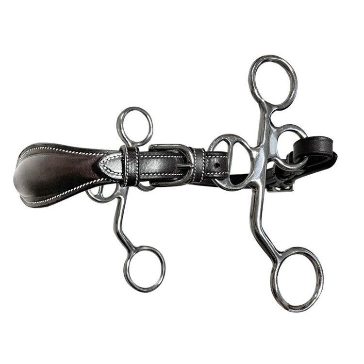 Hackamore Jump'In Poney cuero ramas cortas
