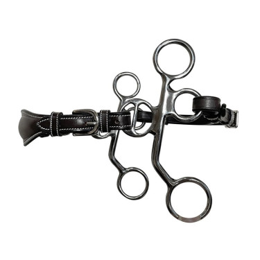Hackamore Jump'In Poney cuero ramas cortas Hackamore Jump'In Poney cuero ramas cortas
