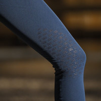 Pantalón de equitación Jump'In Junior niña Luna Marino Azul marino