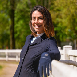 Chaqueta de competición Jump'In Dama Airtec Marino Azul marino