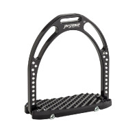 Estribos preciosos de aluminio Jin Stirrup Diamantes de imitación negros