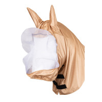 Combo máscara y cubrecuello anti eccema Horze Marrón claro Combo máscara y cubrecuello anti eccema Horze Marrón claro