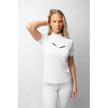Camisa de concurso brillante Horze Taylor para mujer Camisa de concurso brillante Horze Taylor para mujer