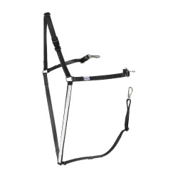 Pechopetral de pecho americana beta Finn-Tack Negro / blanco