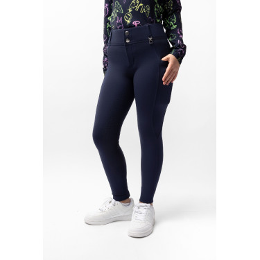 Pantalón de equitación Horze Mira infantil con culera completa Pantalón de equitación Horze Mira infantil con culera completa