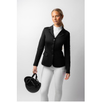 Chaqueta de competición Horze Ada con lentejuelas para mujer Negro Chaqueta de competición Horze Ada con lentejuelas para mujer Negro