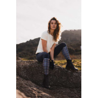 Calcetines Horze Ivy Estampado de cuadros Multicolor