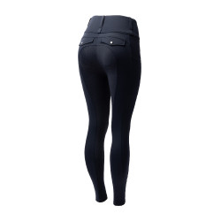 Legging híbrido Horze Anya mujer fullgrip Azul marino oscuro