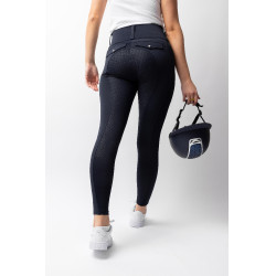 Legging híbrido Horze Anya mujer fullgrip Azul marino oscuro