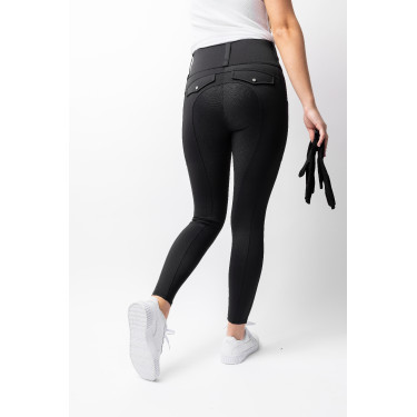 Legging híbrido Horze Anya mujer fullgrip Negro Legging híbrido Horze Anya mujer fullgrip Negro