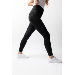 Legging híbrido Horze Anya mujer fullgrip Negro Legging híbrido Horze Anya mujer fullgrip Negro