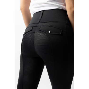 Legging híbrido Horze Anya mujer fullgrip Negro Legging híbrido Horze Anya mujer fullgrip Negro