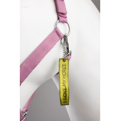 Cabezada y ramal Horze Graffiti Pony Begonia rosa