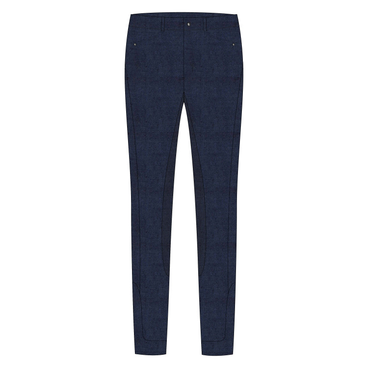 Pantalón de equitación Easy Rider Phil Denim FullGrip hombre