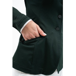Chaqueta de concurso Harcour Jade US mujer Selva Blanco