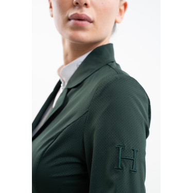 Chaqueta de concurso Harcour Jade US mujer Selva Blanco