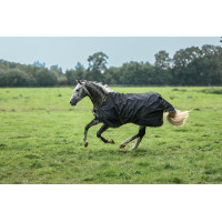 Manta Irish Turnout Bucas 100g Negro / oro