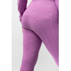Pantalones de montar de Compresión para Niños con Asiento Completo Gillian Horze Pensamiento pálido Violeta Pantalones de montar de Compresión para Niños con Asiento Completo Gillian Horze Pensamiento pálido Violeta