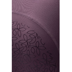 Leggings de equitación Horze Dea para niño Ciruela negra Violeta