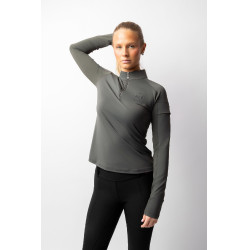 Camiseta de entrenamiento B Vertigo Odina para mujer Quimera Gris