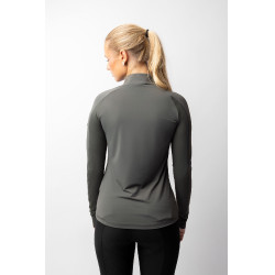 Camiseta de entrenamiento B Vertigo Odina para mujer Quimera Gris