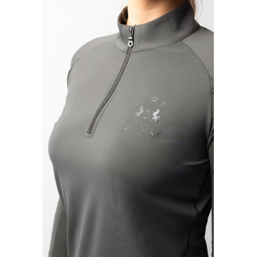 Camiseta de entrenamiento B Vertigo Odina para mujer Quimera Gris