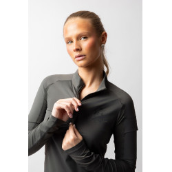 Camiseta de entrenamiento B Vertigo Odina para mujer Quimera Gris