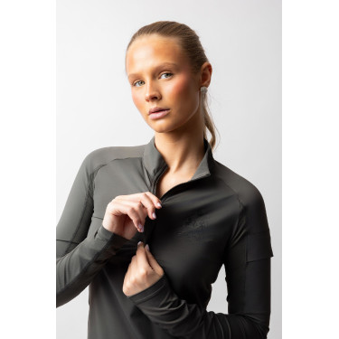 Camiseta de entrenamiento B Vertigo Odina para mujer Quimera Gris