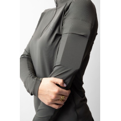 Camiseta de entrenamiento B Vertigo Odina para mujer Quimera Gris