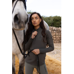 Camiseta de entrenamiento B Vertigo Odina para mujer Quimera Gris