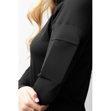 Camiseta de entrenamiento B Vertigo Odina para mujer Belleza negra Negro