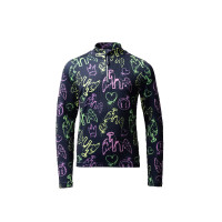 Camiseta de entrenamiento Horze Mea para niño Estampado graffiti Multicolor