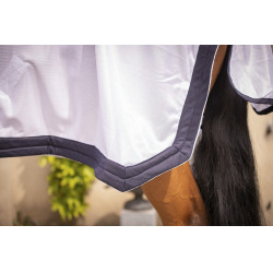 Manta PADDOCK UV-mesh combo Blanco