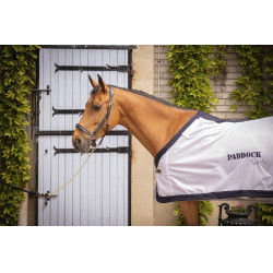 Manta PADDOCK UV-mesh combo Blanco