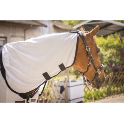 Manta PADDOCK UV-mesh combo Blanco