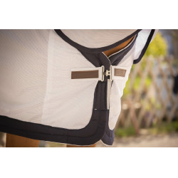 Manta PADDOCK UV-mesh combo Blanco