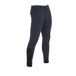 Pantalón ajustado con grip para hombre con logo Caspar Equestro Americana marina Azul marino