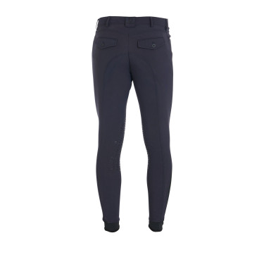 Pantalón ajustado con grip para hombre con logo Caspar Equestro Americana marina Azul marino