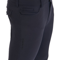 Pantalón ajustado con grip para hombre con logo Caspar Equestro Americana marina Azul marino