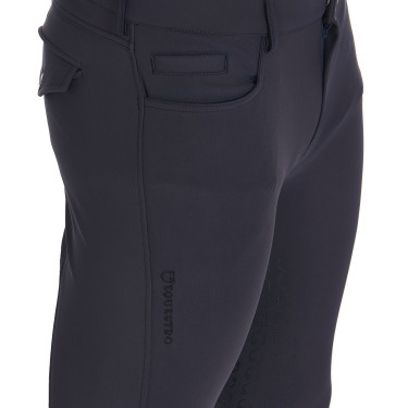 Pantalón ajustado con grip integral para hombre Aria Equestro Americana marina Azul marino