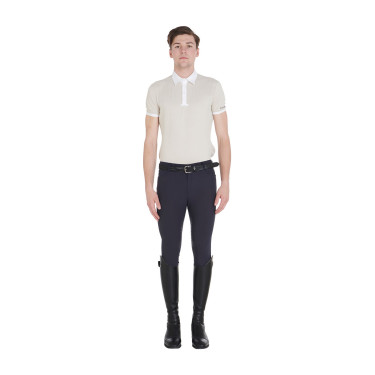 Pantalón ajustado con grip integral para hombre Aria Equestro Americana marina Azul marino