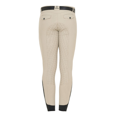 Pantalón con grip completo para hombre en tejido técnico Equestro Pantalón con grip completo para hombre en tejido técnico Equestro